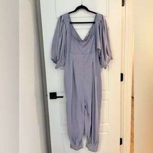 Free People Lavender Knit Romper NWOT